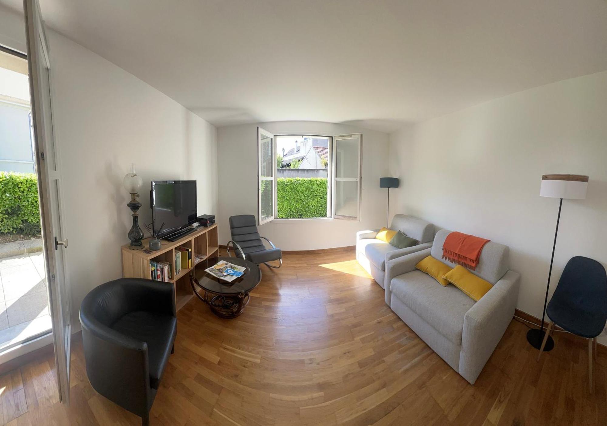 Appartement Standing Avec Jardin, 4 Personnes, Strategiquement Situe Мант-ла-Жоли Екстериор снимка
