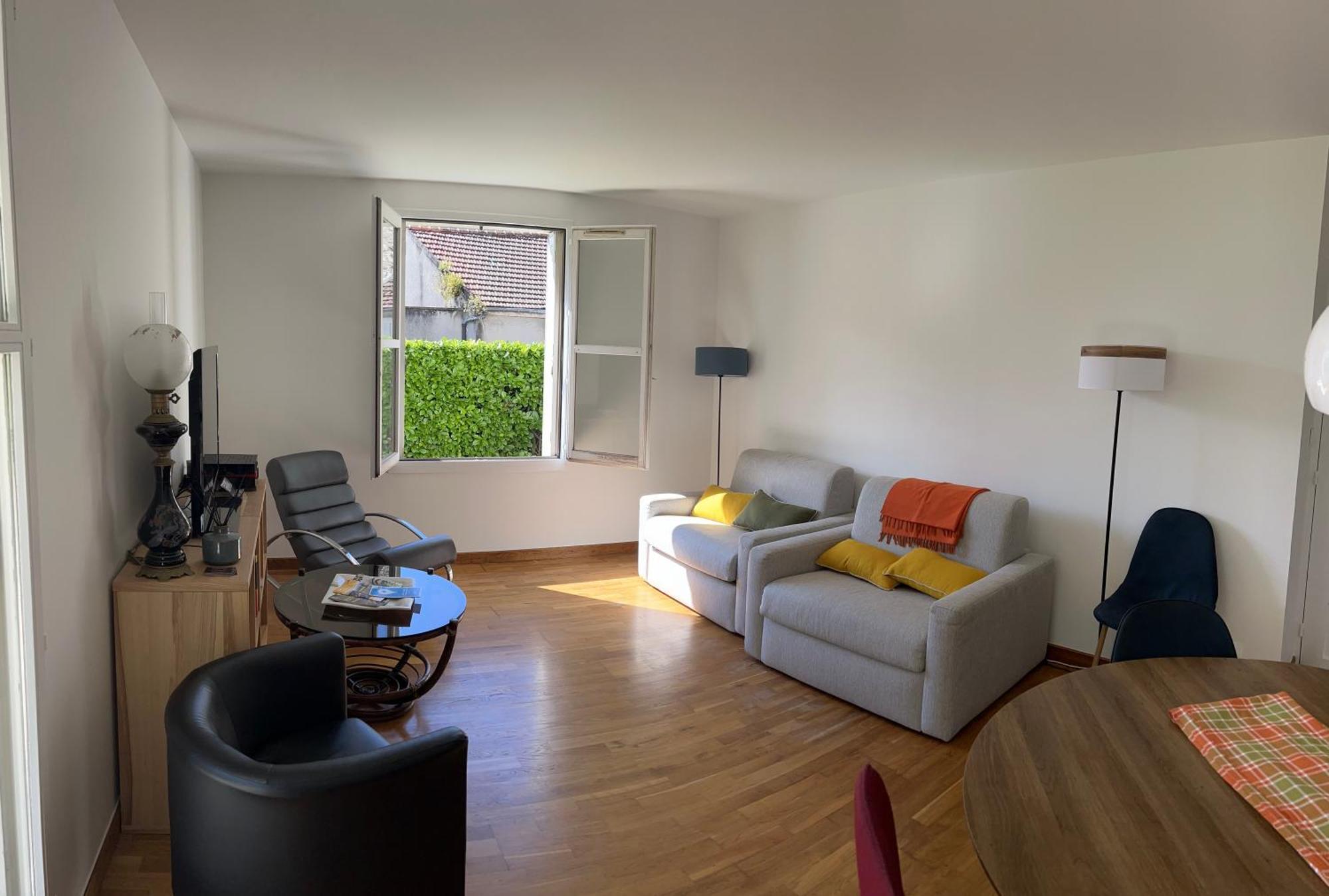 Appartement Standing Avec Jardin, 4 Personnes, Strategiquement Situe Мант-ла-Жоли Екстериор снимка