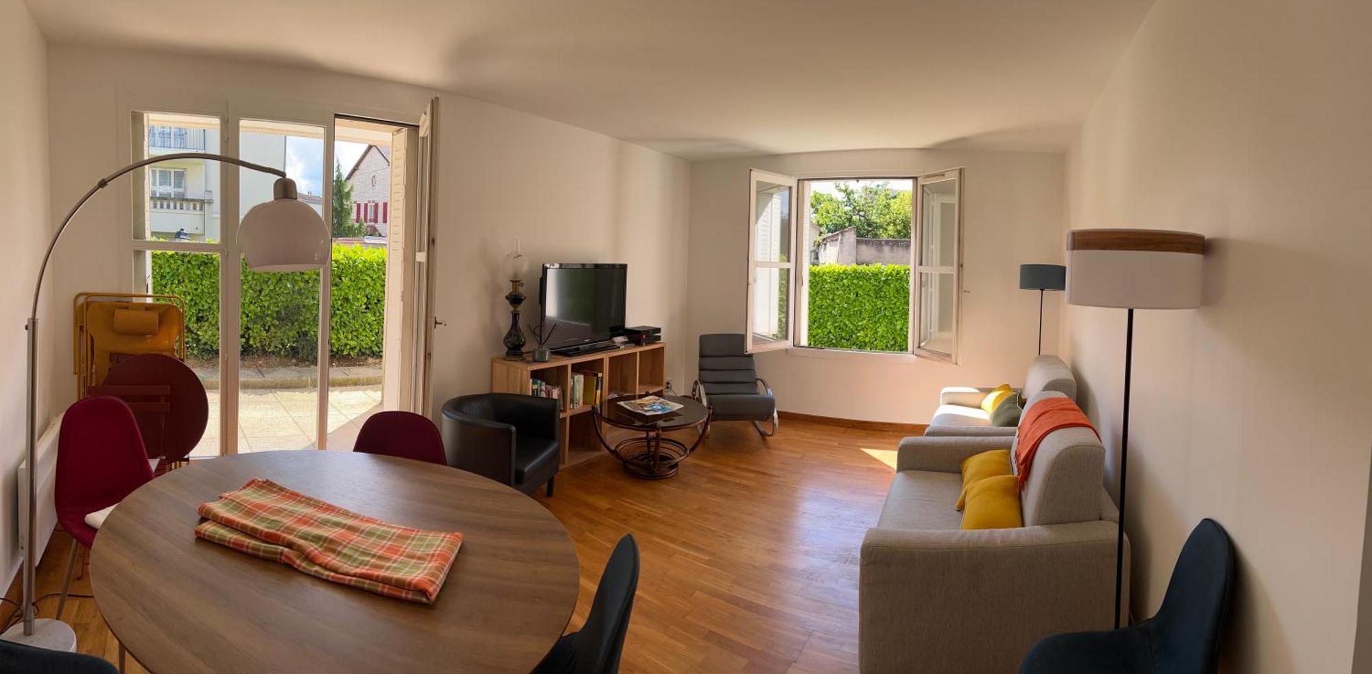 Appartement Standing Avec Jardin, 4 Personnes, Strategiquement Situe Мант-ла-Жоли Екстериор снимка