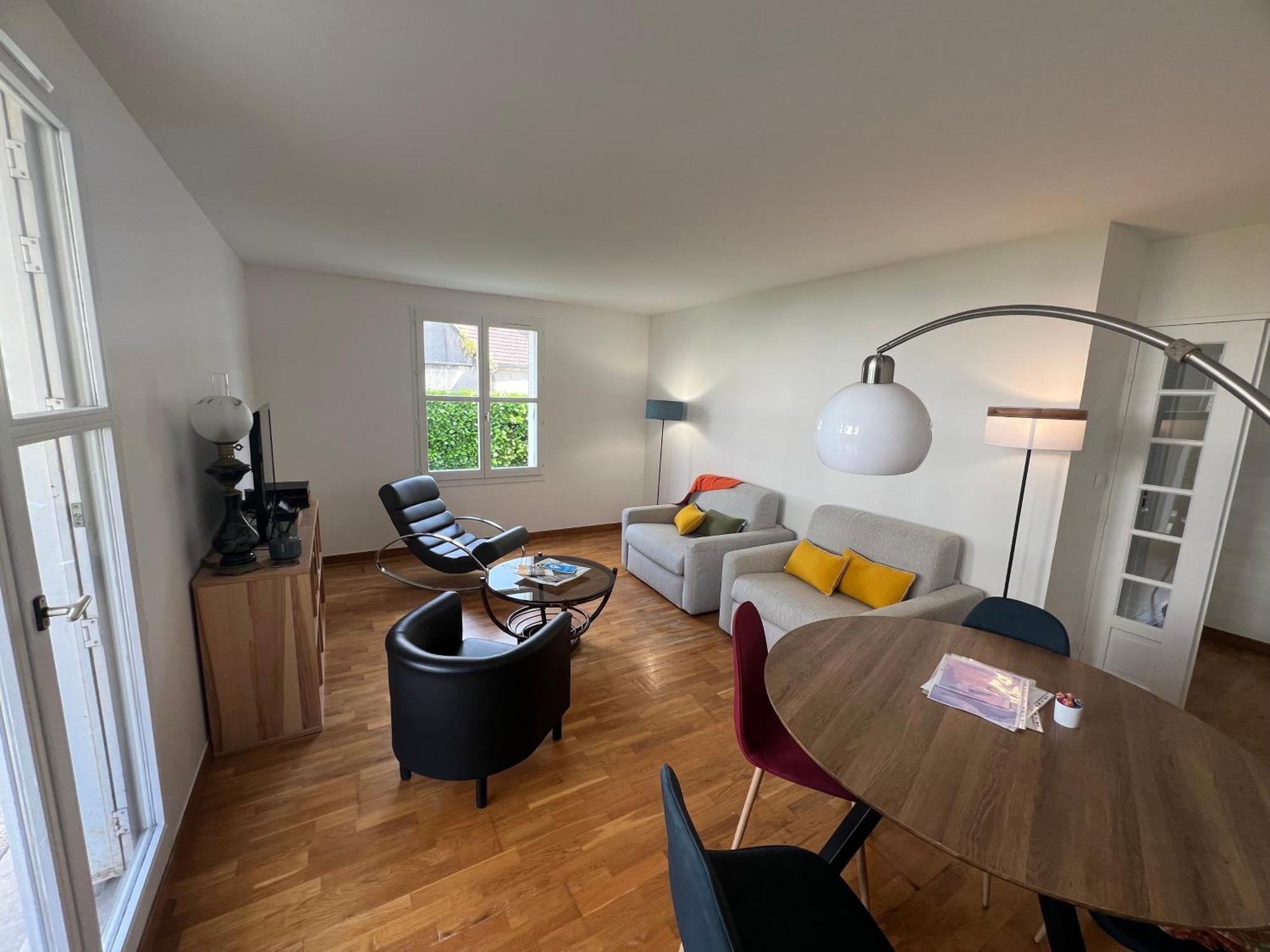 Appartement Standing Avec Jardin, 4 Personnes, Strategiquement Situe Мант-ла-Жоли Екстериор снимка
