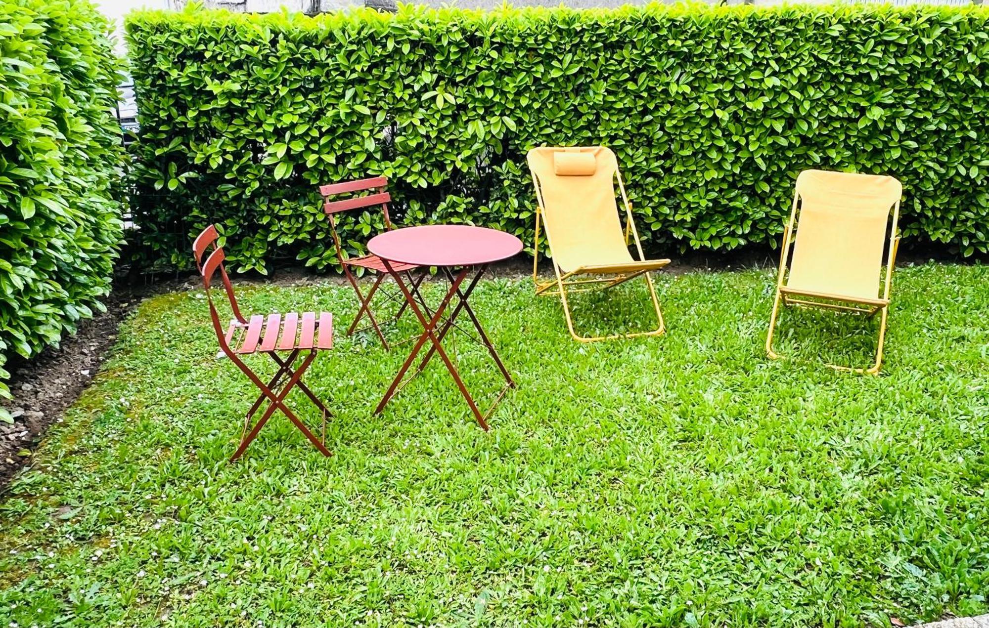 Appartement Standing Avec Jardin, 4 Personnes, Strategiquement Situe Мант-ла-Жоли Екстериор снимка